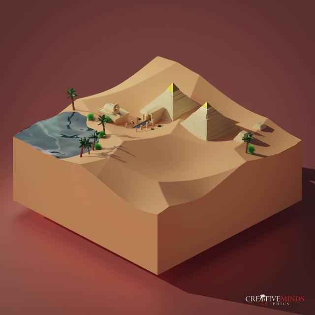 Arid Desert Landscape